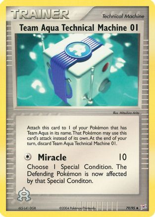 Team Aqua Technical Machine 01 (79/95) [EX: Team Magma vs Team Aqua]-1