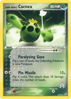 Team Aqua's Cacnea (24/95) [EX: Team Magma vs Team Aqua]-1