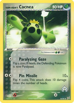 Team Aqua's Cacnea (24/95) [EX: Team Magma vs Team Aqua]-1
