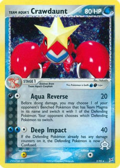 Team Aqua's Crawdaunt (2/95) [EX: Team Magma vs Team Aqua]-1