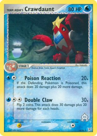 Team Aqua's Crawdaunt (14/95) [EX: Team Magma vs Team Aqua]-1