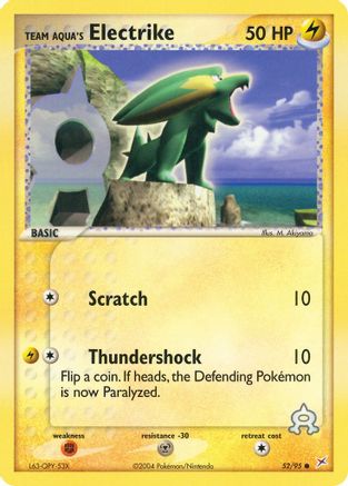 Team Aqua's Electrike (52/95) [EX: Team Magma vs Team Aqua]-1