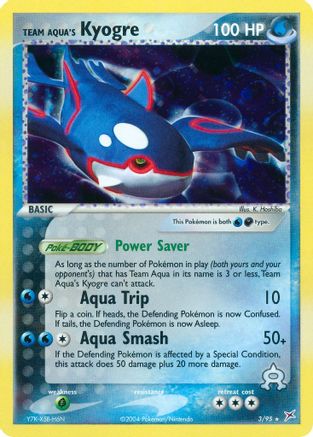 Team Aqua's Kyogre (3/95) [EX: Team Magma vs Team Aqua]-1