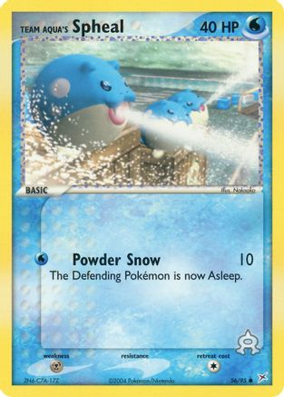 Team Aqua's Spheal (56/95) [EX: Team Magma vs Team Aqua]-1