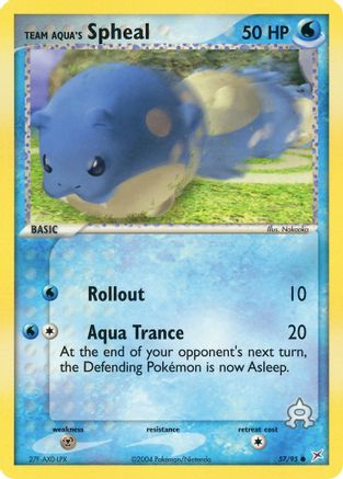 Team Aqua's Spheal (57/95) [EX: Team Magma vs Team Aqua]-1
