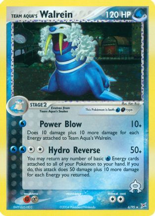 Team Aqua's Walrein (6/95) [EX: Team Magma vs Team Aqua]-1