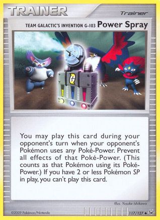 Team Galactic's Invention G-103 Power Spray (117/127) [Platinum: Base Set]-1