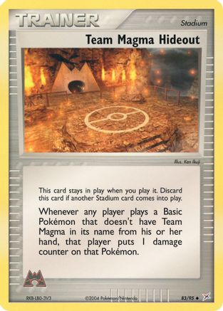Team Magma Hideout (83/95) [EX: Team Magma vs Team Aqua]-1