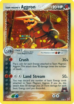 Team Magma's Aggron (7/95) [EX: Team Magma vs Team Aqua]-1