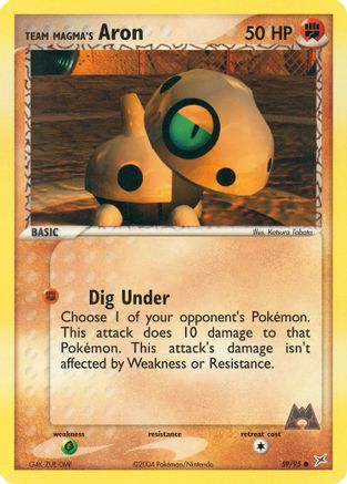 Team Magma's Aron (59/95) [EX: Team Magma vs Team Aqua]-1