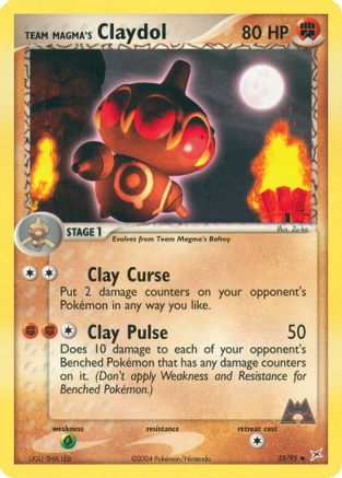 Team Magma's Claydol (33/95) [EX: Team Magma vs Team Aqua]-1