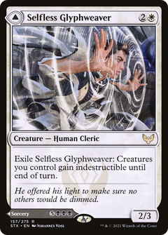 Selfless Glyphweaver // Deadly Vanity [Strixhaven: School of Mages]-3
