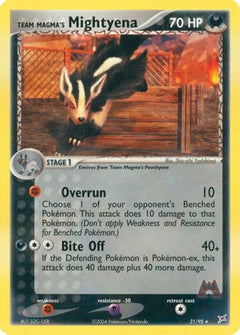 Team Magma's Mightyena (21/95) [EX: Team Magma vs Team Aqua]-1