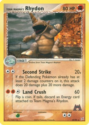 Team Magma's Rhydon (22/95) [EX: Team Magma vs Team Aqua]-1