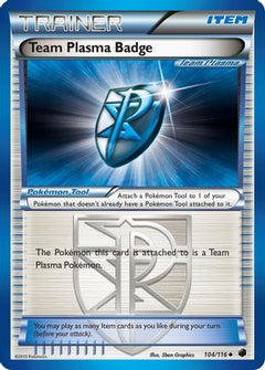Team Plasma Badge (104/116) [Black & White: Plasma Freeze]-1