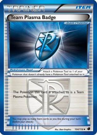 Team Plasma Badge (104/116) [Black & White: Plasma Freeze]-1