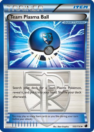 Team Plasma Ball (105/116) [Black & White: Plasma Freeze]-1