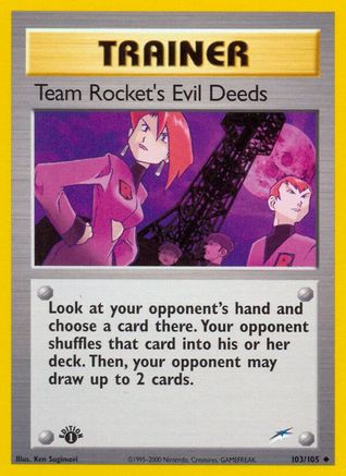Team Rocket's Evil Deeds (103/105) [Neo Destiny Unlimited]-1