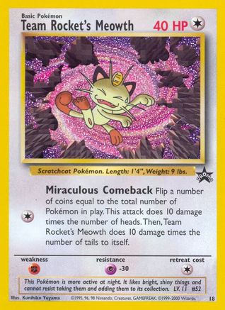 Team Rocket's Meowth (18) [Wizards of the Coast: Black Star Promos]-1