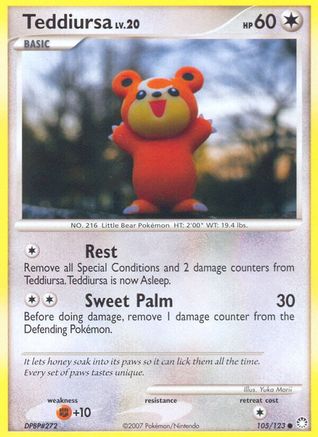Teddiursa (105/123) [Diamond & Pearl: Mysterious Treasures]-1
