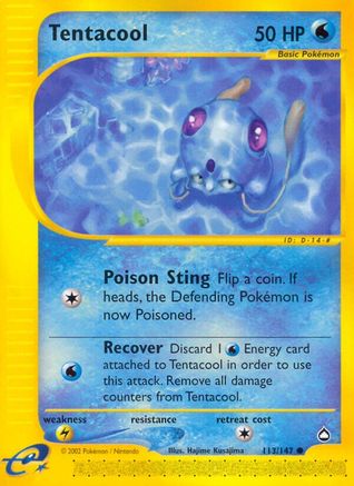Tentacool (113/147) [Aquapolis]-1
