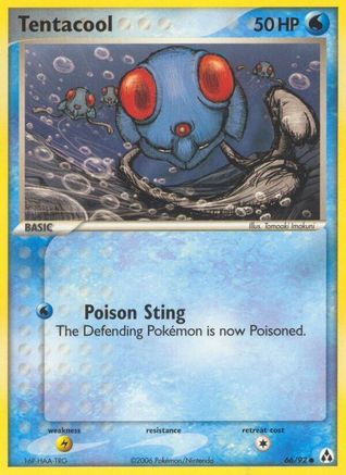 Tentacool (66/92) [EX: Legend Maker]-1