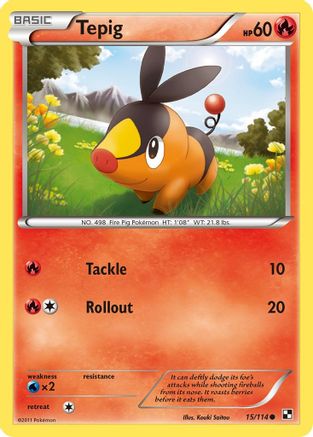 Tepig (15/114) [Black & White: Base Set]-1