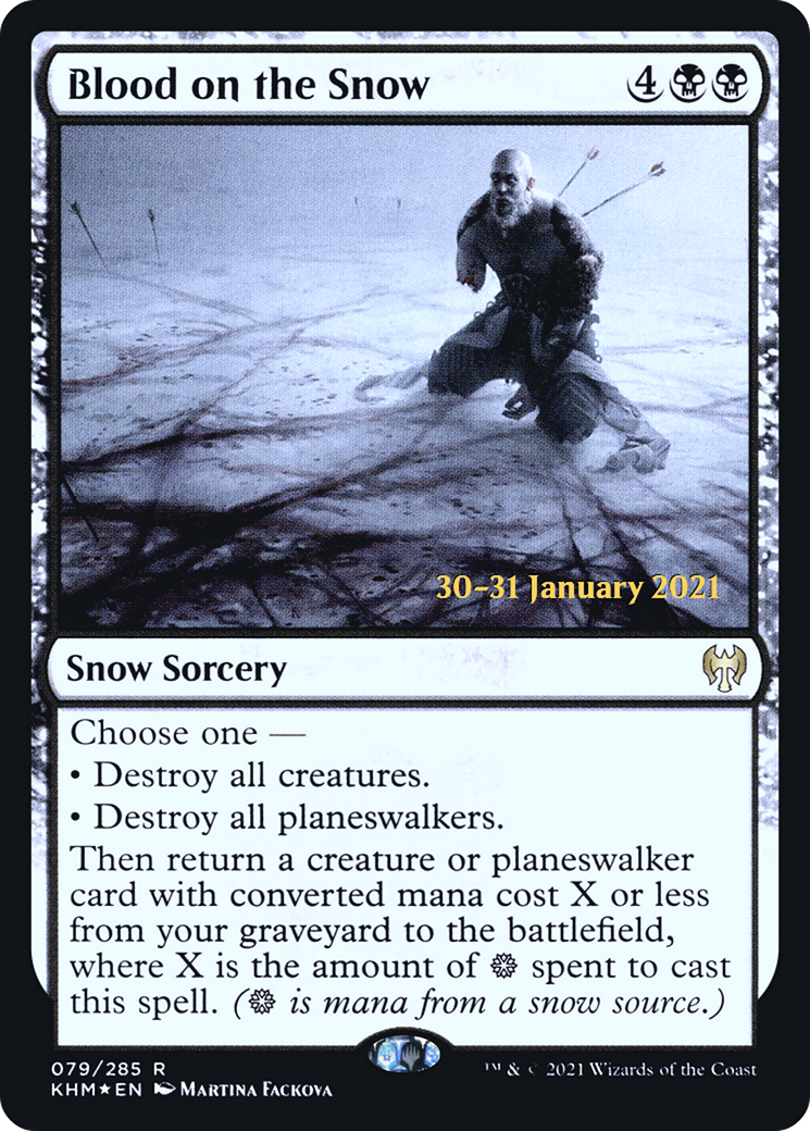 Blood on the Snow [Kaldheim Prerelease Promos]-1