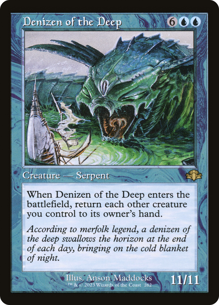 Denizen of the Deep (Retro) [Dominaria Remastered]-1