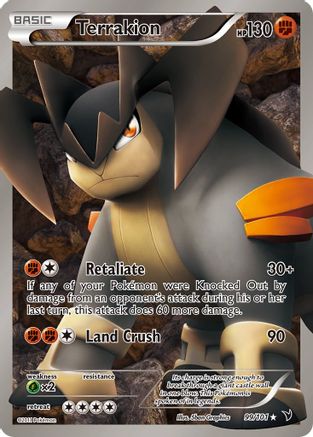 Terrakion (99/101) [Black & White: Noble Victories]-1