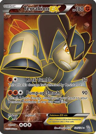 Terrakion EX (121/124) [Black & White: Dragons Exalted]-1
