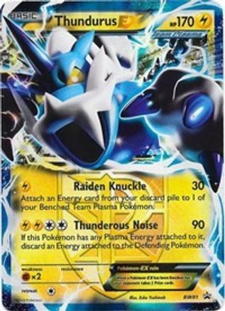Thundurus EX (BW81) [Black & White: Black Star Promos]-1