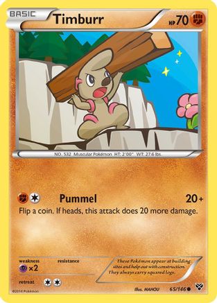 Timburr (65/146) [XY: Base Set]-1