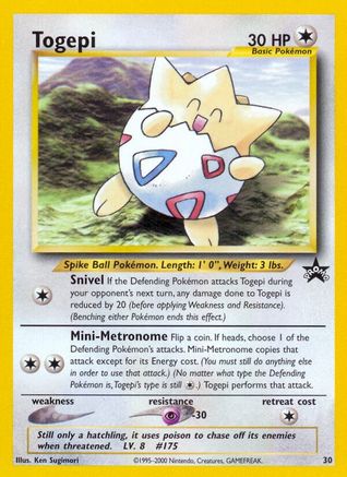 Togepi (30) [Wizards of the Coast: Black Star Promos]-1