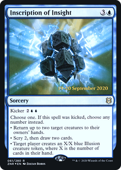 Inscription of Insight [Zendikar Rising Prerelease Promos]-1