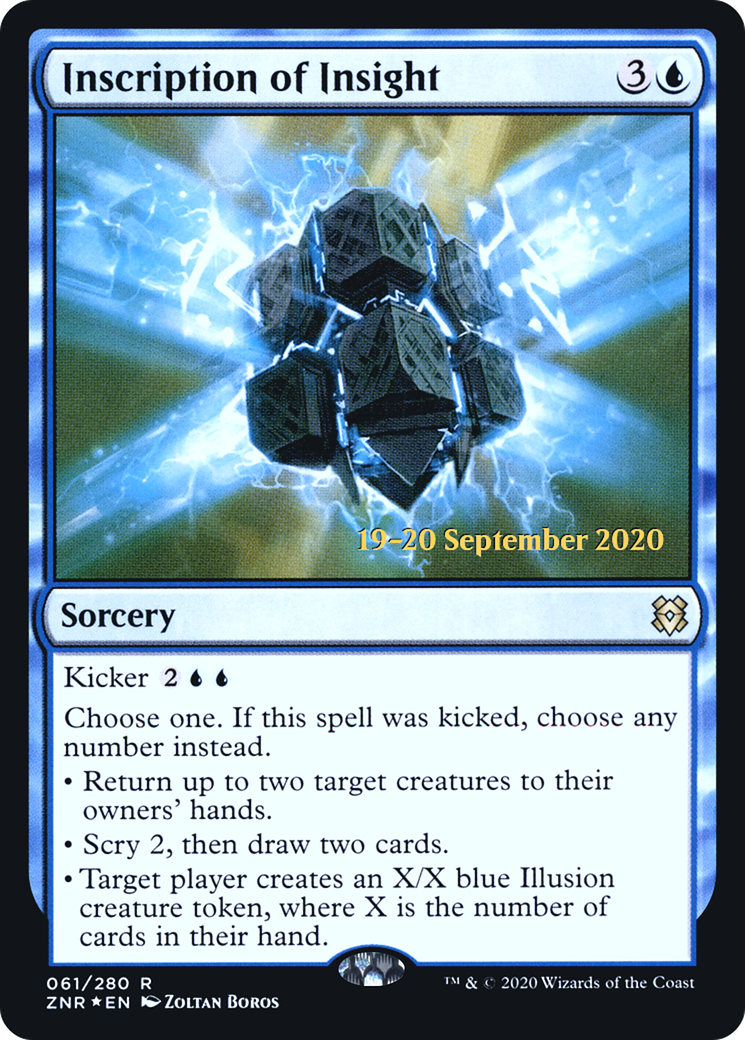 Inscription of Insight [Zendikar Rising Prerelease Promos]-1