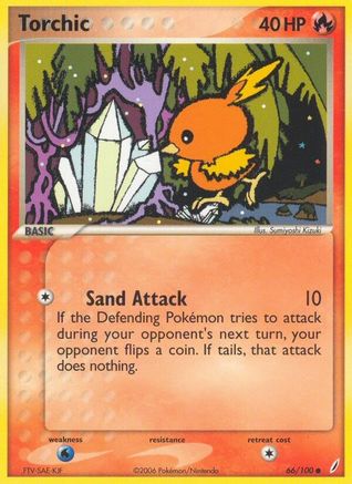 Torchic (66/100) (Stamped) [EX: Crystal Guardians]-1