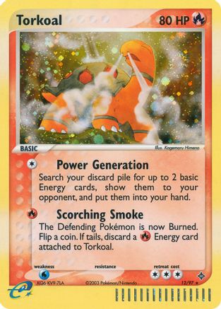 Torkoal (12/97) [EX: Dragon]-1