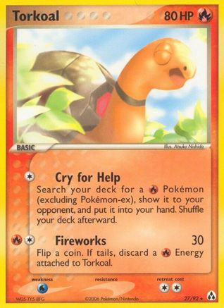 Torkoal (27/92) [EX: Legend Maker]-1