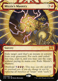 Mizzix's Mastery (STA-043) - Strixhaven Mystical Archive: (Showcase) (Borderless) Etched Foil-1