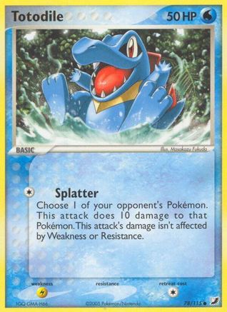 Totodile (78/115) [EX: Unseen Forces]-1