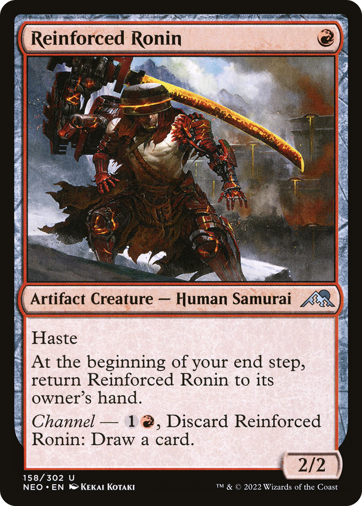 Reinforced Ronin [Kamigawa: Neon Dynasty]-1