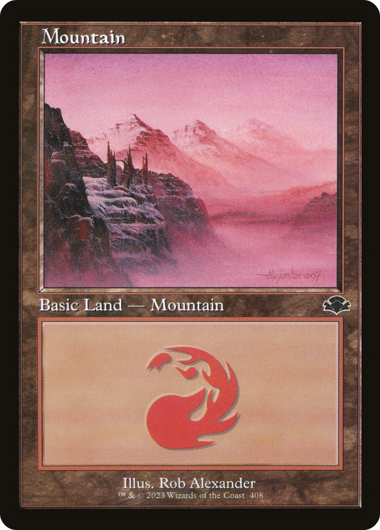 Mountain (408) (Retro) [Dominaria Remastered]-1