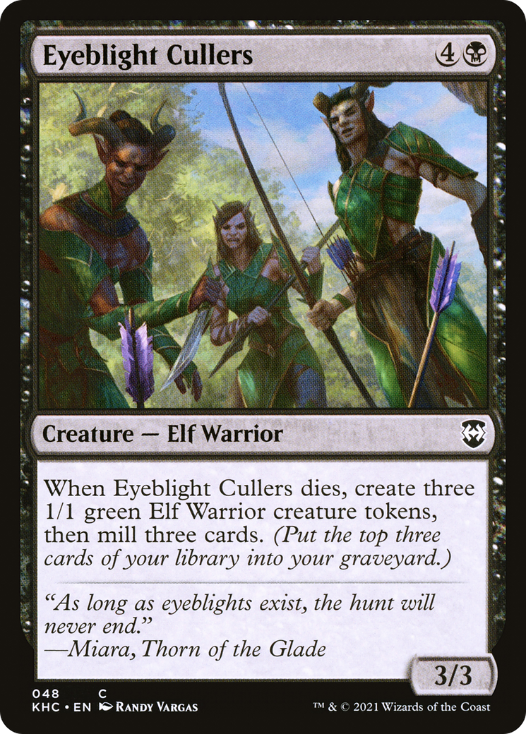 Eyeblight Cullers [Kaldheim Commander]-1