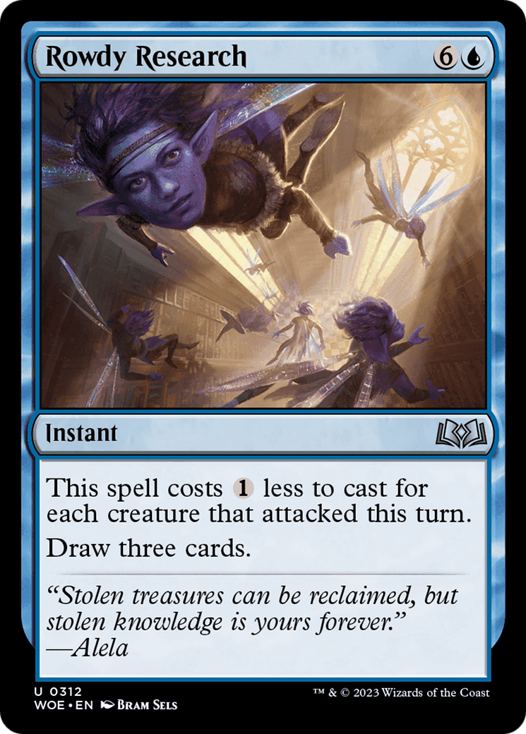 Rowdy Research [Wilds of Eldraine]-1