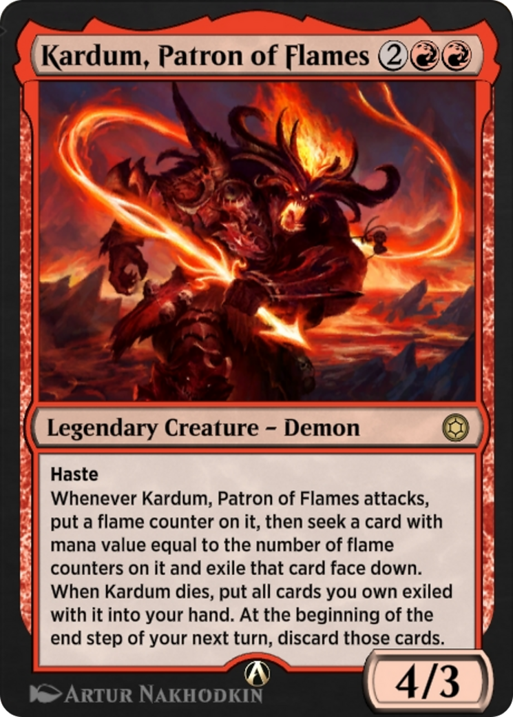 Kardum, Patron of Flames (HBG-058) - Alchemy Horizons: Baldur's Gate-1