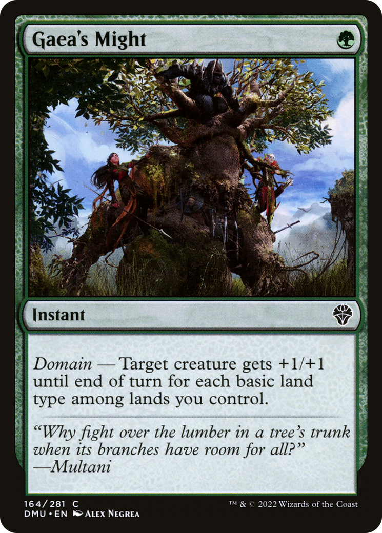 Gaea's Might [Dominaria United]-1