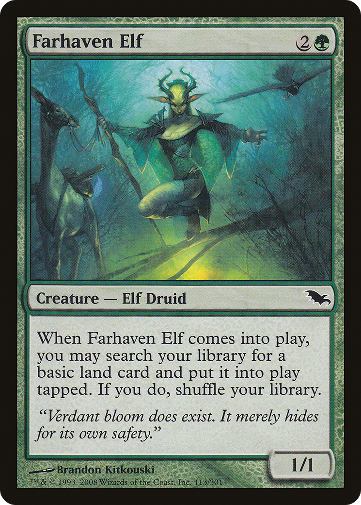 Farhaven Elf [Shadowmoor]-1