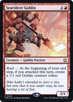 Searslicer Goblin [Foundations Prerelease Promos]-1