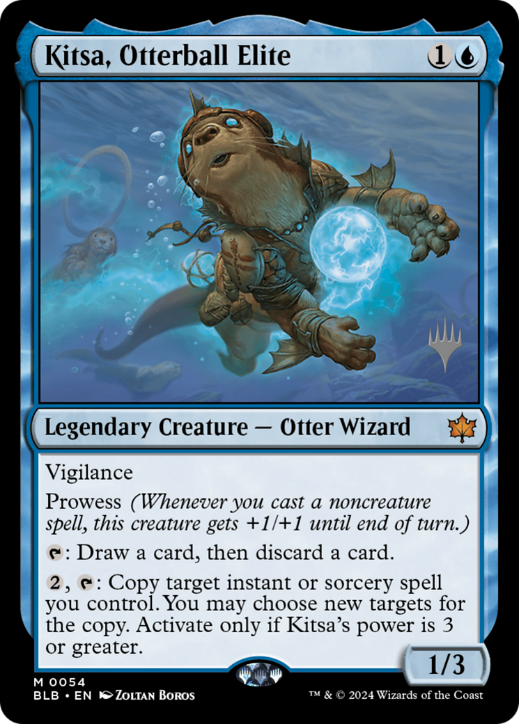 Kitsa, Otterball Elite (Promo Pack) [Bloomburrow Promos]-1